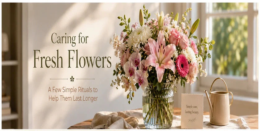 Caring for Fresh Flowers: A Few Simple Rituals to Help Them Last Longer