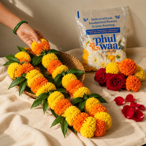 Auspicious Garland & Mango Leaf Combo