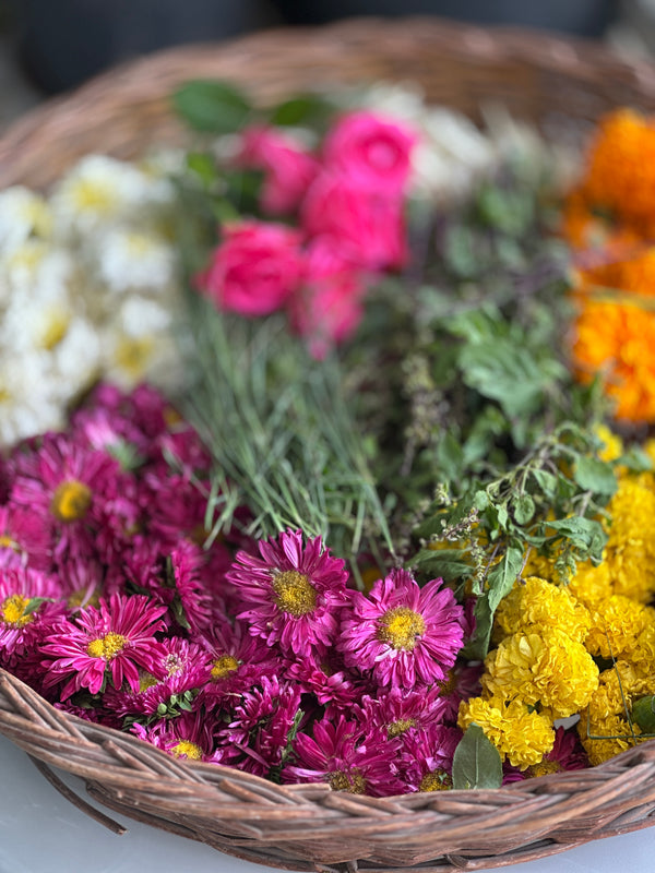 Mix Flowers Petals (Marigold, Aster, and Shevanti)