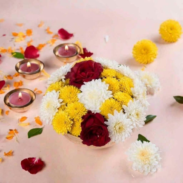 Mixed Flowers (Shevanti and Roses)